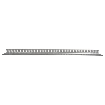 Vestil E-TRACK 10 FOOT GRAY, PK6 E-TRK-10-GY-6PK